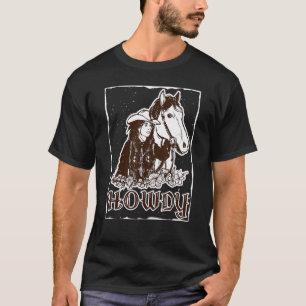 Camiseta Olá Garota Country Western do Sul Caubói