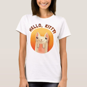 Camiseta Olá, Gatinho!