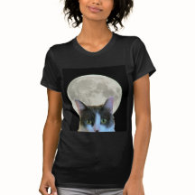 Olá, Gatinho e lua cheia