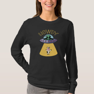 Camiseta Olá, Gráfico de OVNI Engraçado