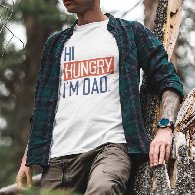 Camiseta Olá, Hungry, sou Pai (Criador carregado)