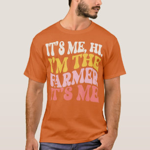 Camiseta Olá, "I39m" "A vida agrícola muito divertida"