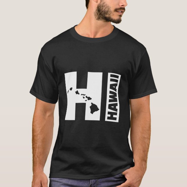 Camiseta Olá Ilhas do Havaí (Frente)