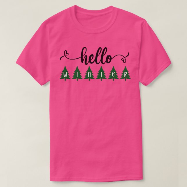 Camiseta Olá inverno 1 (Frente do Design)