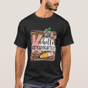Camiseta Olá Jardim de Infância De Volta à Escola Aluno Pro