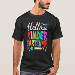 Camiseta Olá, Jardim De Infância De Volta À Escola No Prime