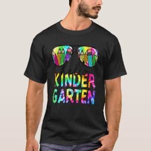Camiseta Olá Jardim de Infância De Volta à Escola Primeiro