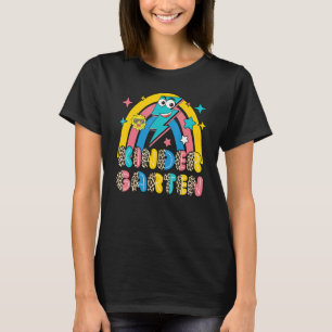 Camiseta Olá Jardim De Infância Feliz Primeiro Dia De Chuva