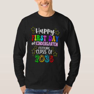 Camiseta Olá Jardim De Infância Primeiro Dia Da Classe De J