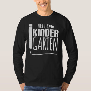 Camiseta Olá, Kinder Garten De Volta À Escola 1