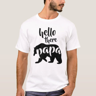 Camiseta Olá! lá urso da papá