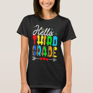 Camiseta Olá, Leopardo do Terceiro Grau Imprimir 3º Grau Vo