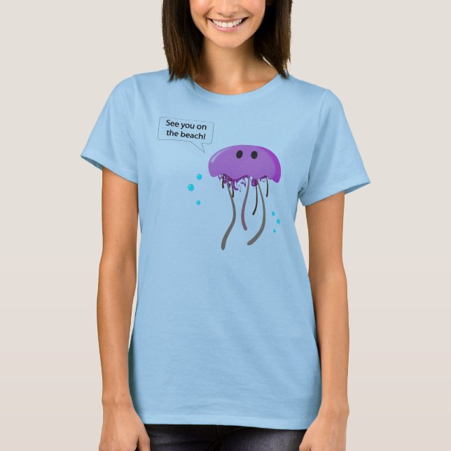 Camiseta Olá! medusa (Frente)