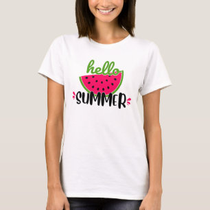 Camiseta Olá Melancia de Verão 