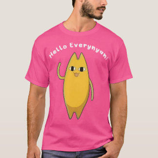 Camiseta Olá, Meme de Gato de Todo-Nyan