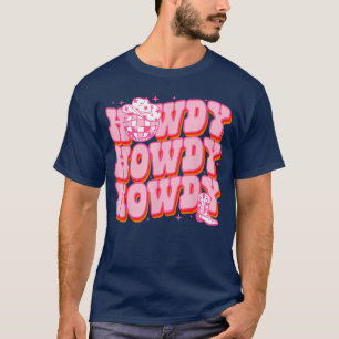 Camiseta Olá Menina Country Rodeio Rosa do Sul Ocidental
