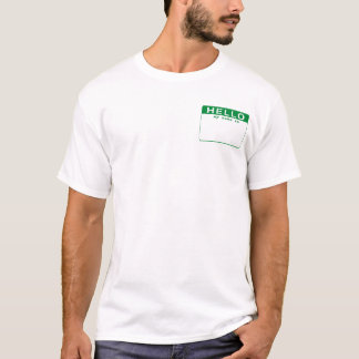 Camiseta Olá! - meu nome é