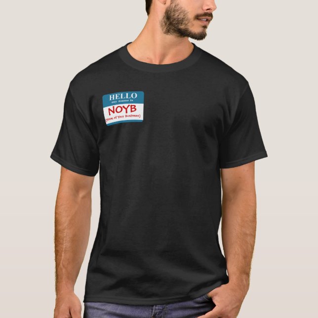 Camiseta Olá!, meu nome é (Frente)