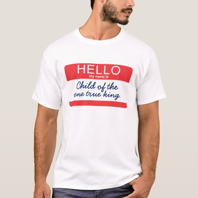 Camiseta Olá! meu nome é… (Frente)