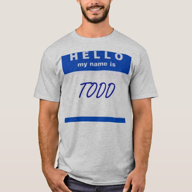 Camiseta Olá! meu nome é (Frente)