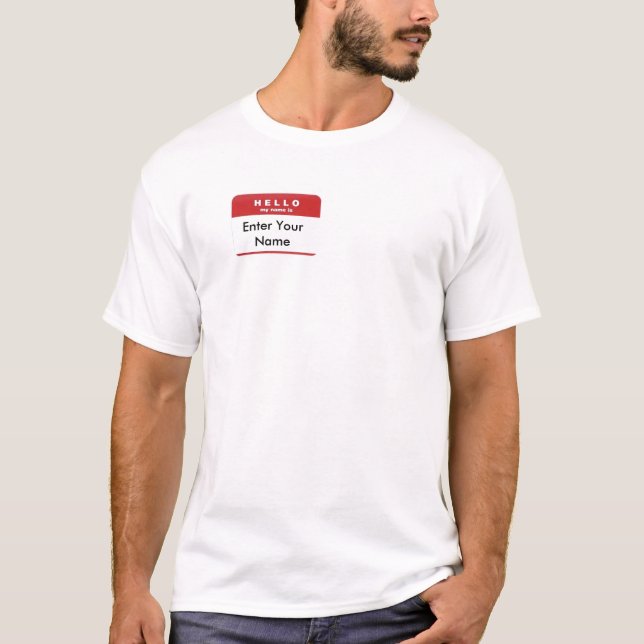 CAMISETA OLÁ! MEU NOME É…. (Frente)