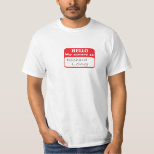 Camiseta Olá! meu nome é….