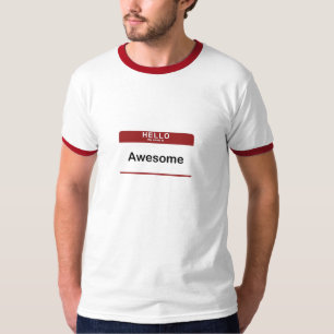 Camiseta Olá! meu nome é impressionante
