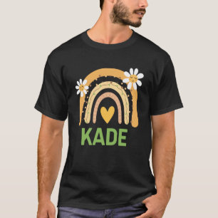 Camiseta Olá, meu nome é KADE Placa de Identificação Fofa P