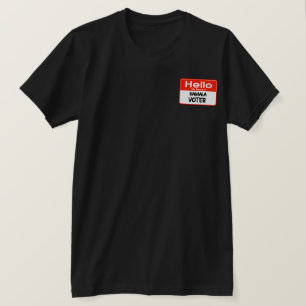 Camiseta Olá Meu Nome É Kamala Voter Harris 2024