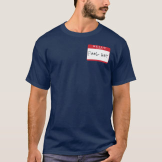 Camiseta OLÁ! meu nome é menino da piscina