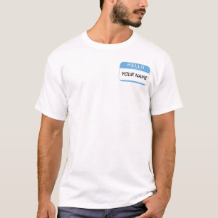 Camiseta Olá! meu nome é MODELO