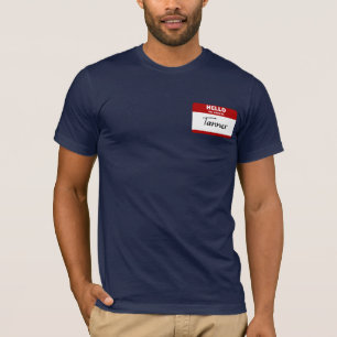 Camiseta Olá! meu nome é o curtidor (vermelho)