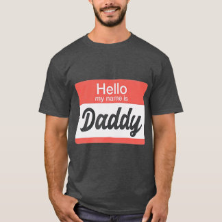 Camiseta Olá Meu nome é Pai ag Engraçado Gay