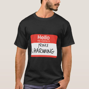 Camiseta Olá Meu Nome É Príncipe Encantado