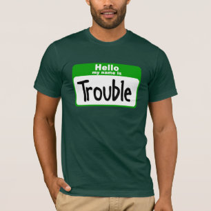 Camiseta Olá! meu nome é problema