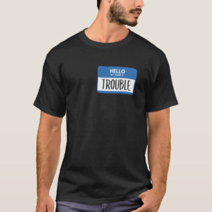 Camiseta Olá Meu Nome É Problema Nome Divertido Criador de