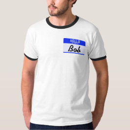Camiseta Olá! meu nome é T da campainha do _____