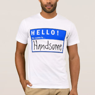 Camiseta Olá! meu nome é t-shirt considerável do