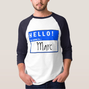 Camiseta Olá!! Meu nome é… T-shirt do divertimento