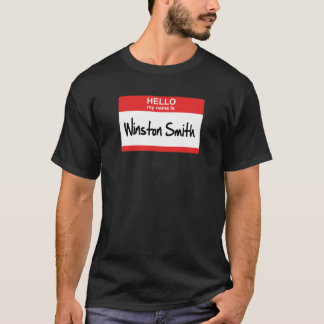 Camiseta Olá!. Meu nome é Winston Smith