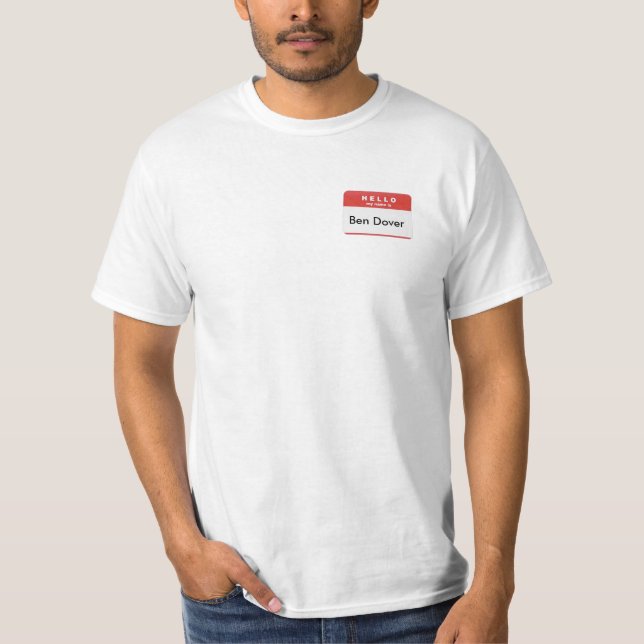 Camiseta olá!-meu-nome-está (Frente)