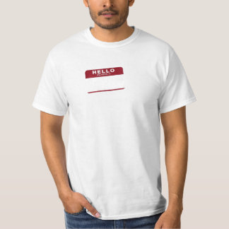 Camiseta Olá! meu nome está vazio