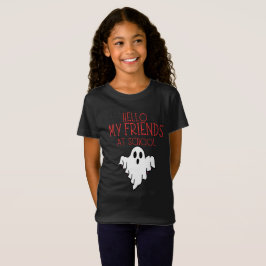 CAMISETA OLÁ MEUS AMIGOS NA ESCOLA, DE VOLTA ÀS AULAS