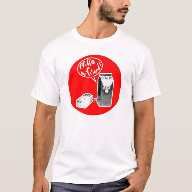 Camiseta Olá!, mim amigo! (Frente)
