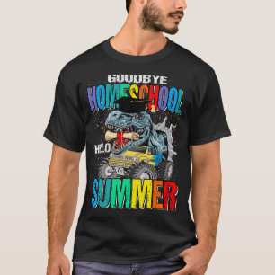 Camiseta Olá Monstro de Verão Dino