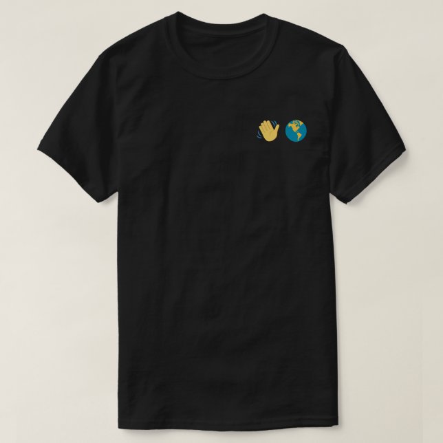 Camiseta Olá, Mundo! (Frente do Design)