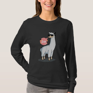 Camiseta Olá, Nenhum Drama Lhama Amante de Animais Incrível