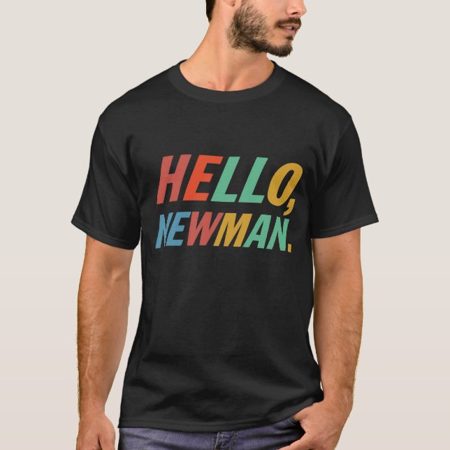Camiseta Olá novo homem (Frente)