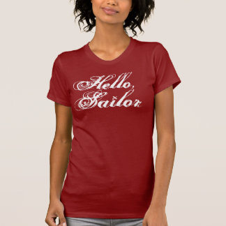 Camiseta Olá!, o T da menina do marinheiro