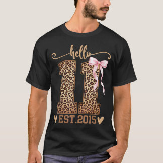 Camiseta Olá Onze Est 2015 11º Aniversário Coquette 11